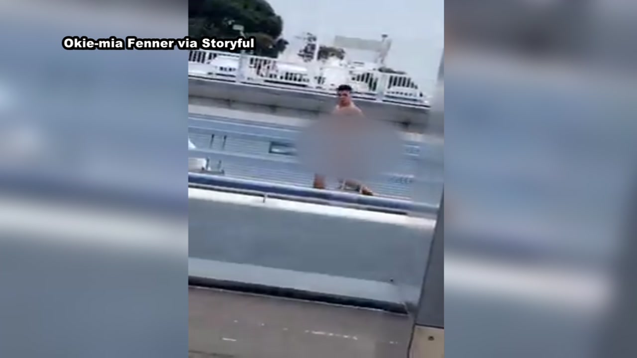 VIDEO: Naked man breaches airport security